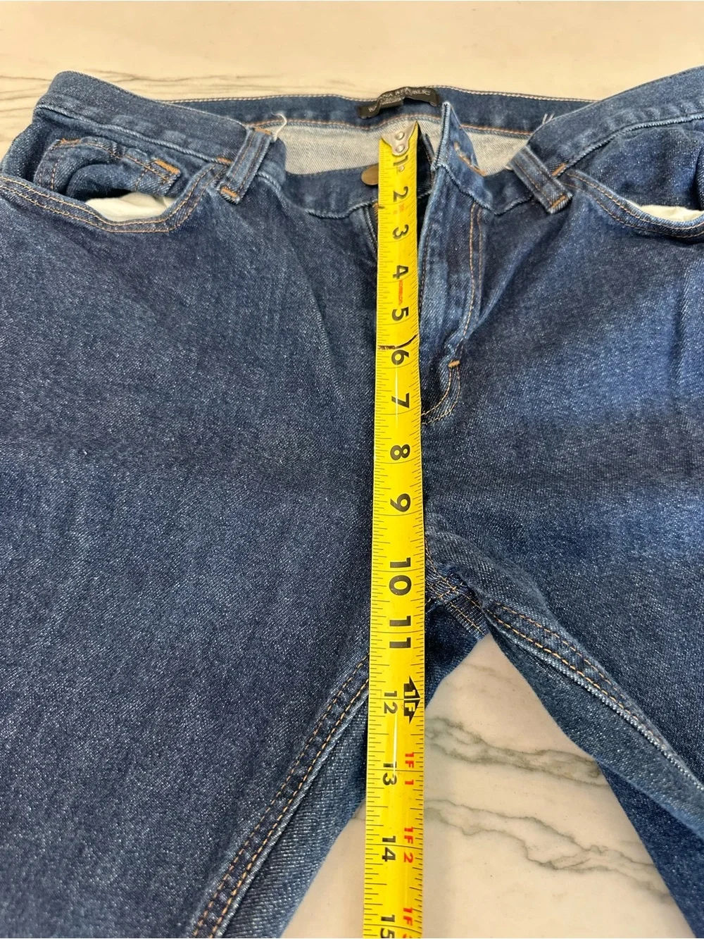 Banana Republic Men's Dark Blue Straight Jeans - Worn once